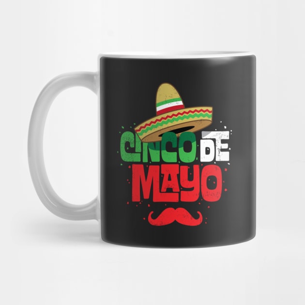 Cinco de Mayo Mexican Sombrero Funny Fiesta by vo_maria